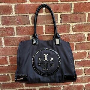 TORY BURCH ELLA TOTE BLACK PRELOVED